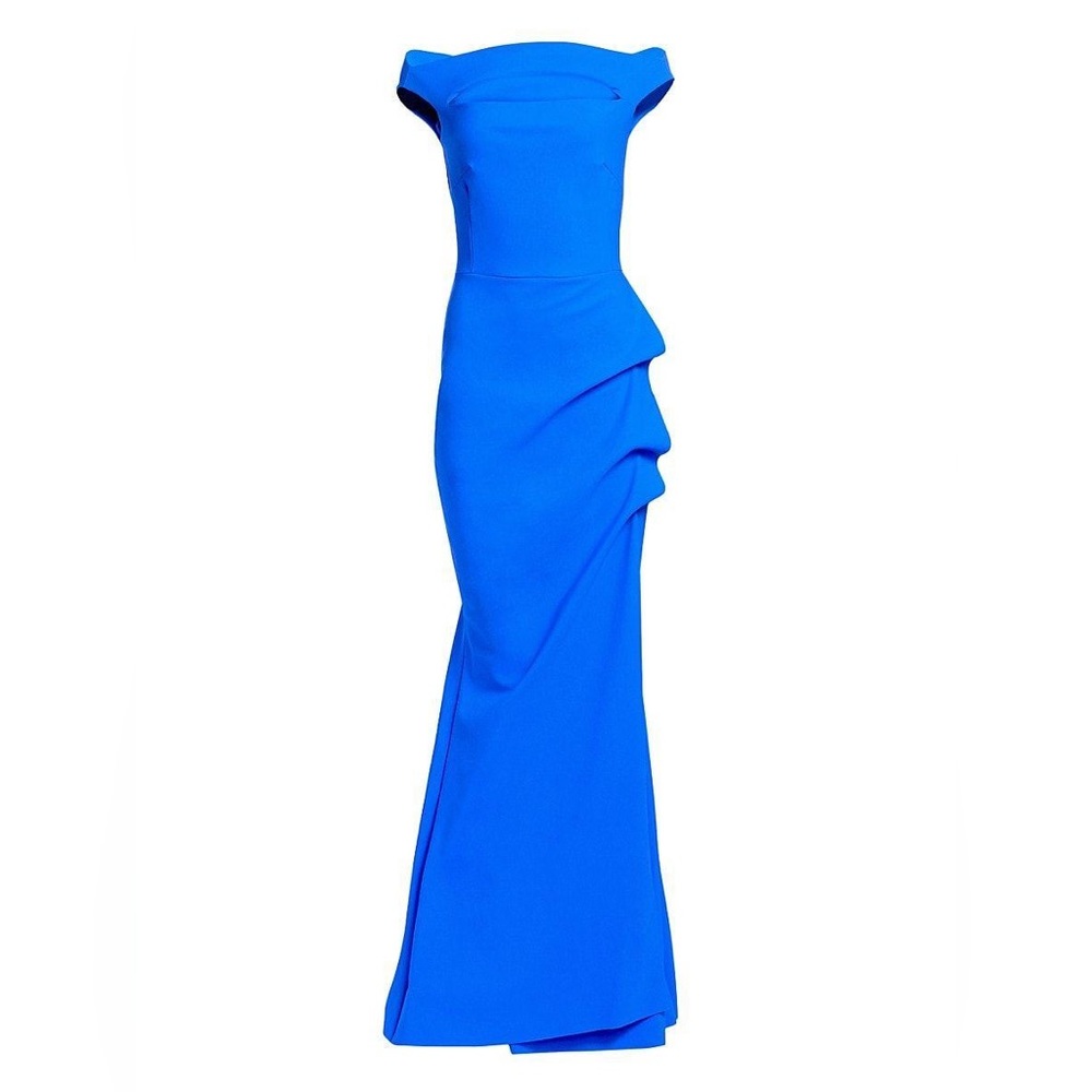 Chiara Boni Melania Off-The-Shoulder Gown